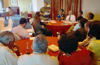 Final preparation for the 2015 Educators Summit in the Dominican Republic