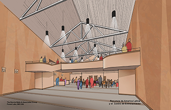 LARTC Atrium construction