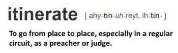 Itinerate